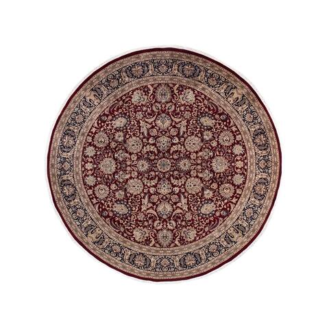 Hand Knotted Traditional Oriental Wool Area Rug - 10' 0" x 10' 2"