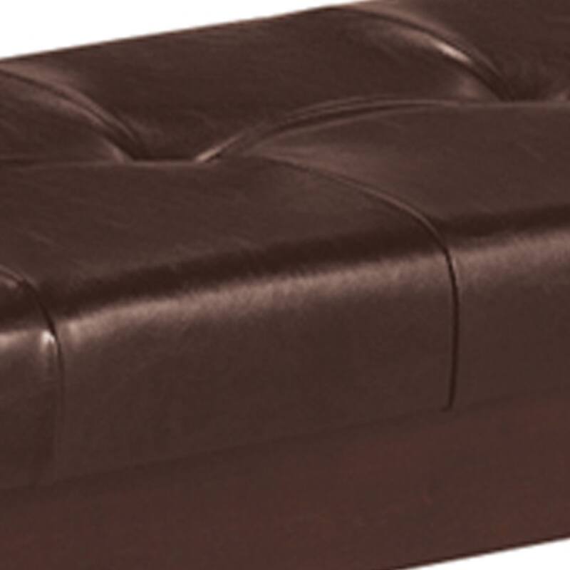 Comfy Wooden Dining Bench, Cappuccino Brown