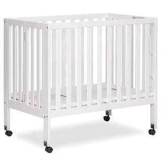 Dream On Me Jett Non-Full Size Folding Crib - White