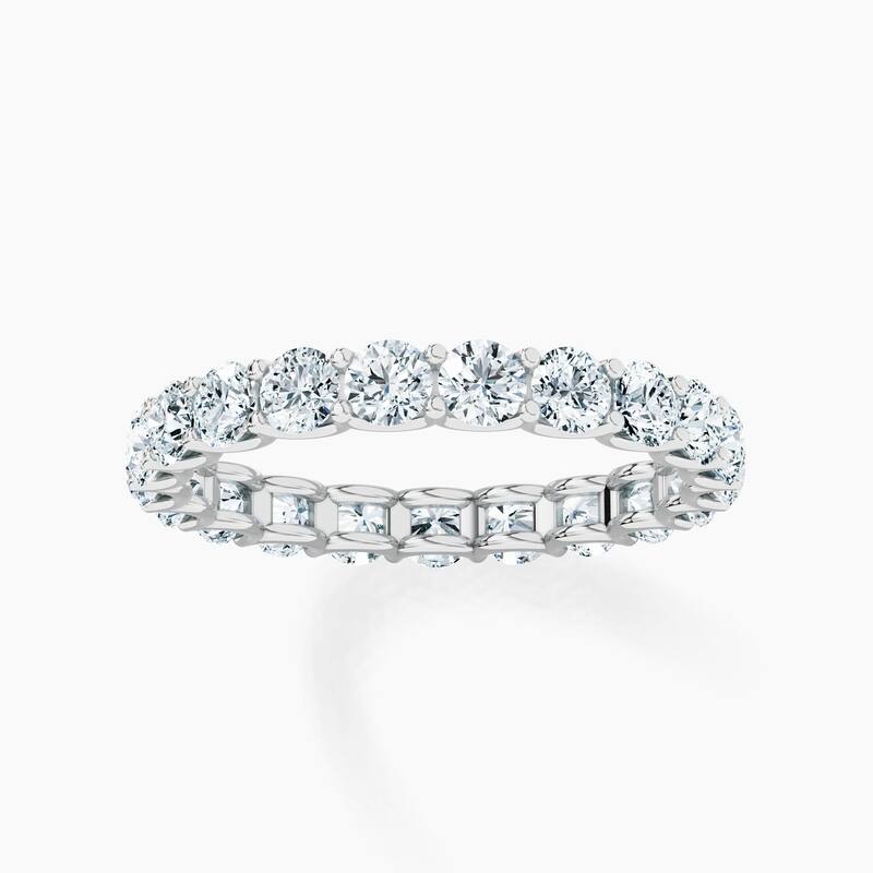 Auriya 14k Gold Round Lab Grown Diamond Eternity Band 2.10 - 9.75 ct. tw. (F-G, VS)