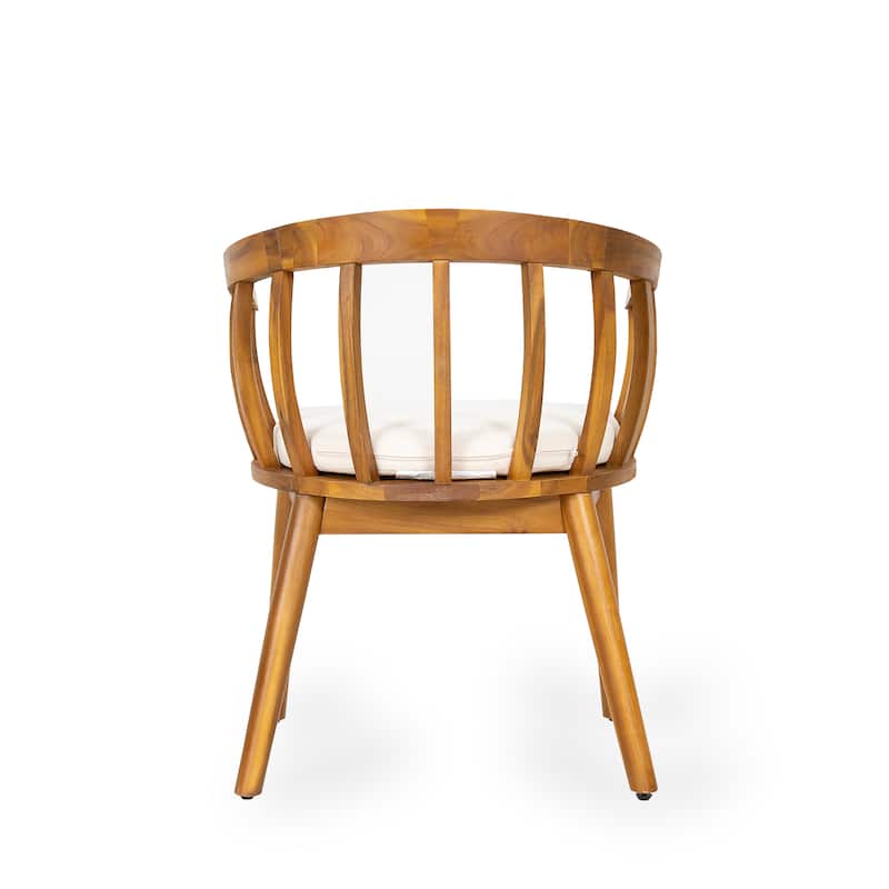 Christopher Knight Home-Rowan Outdoor Acacia Wood Dining Chair (Set of 2)