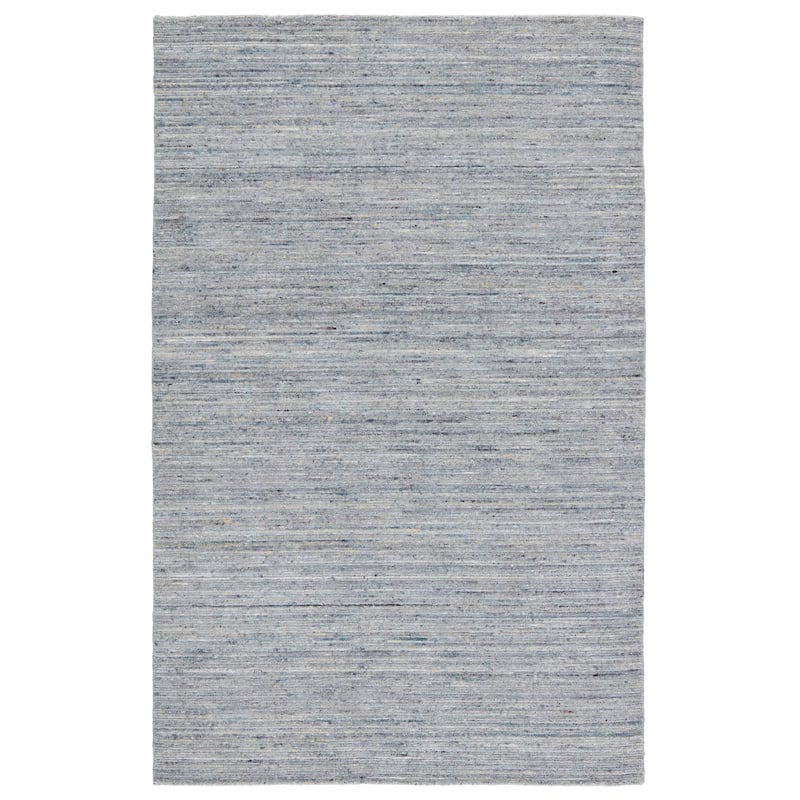Damsel Handmade Solid Area Rug - 5'X8' - Blue/Gray - Rectangle