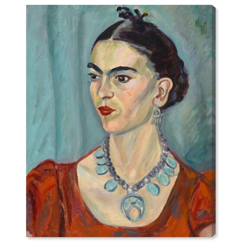 Frida Kahlo by Magda Pach 1933 Canvas by Art Remedy, Gallery Wrapped - 36" x 45"