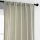 preview thumbnail 34 of 40, Exclusive Fabrics Simply Faux Linen Curtains - 2 Panels - Light Filtering Window Curtains
