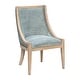 preview thumbnail 28 of 60, Martha Stewart Bedford Elmcrest Upholstered Dining Chair with Nailhead Trim