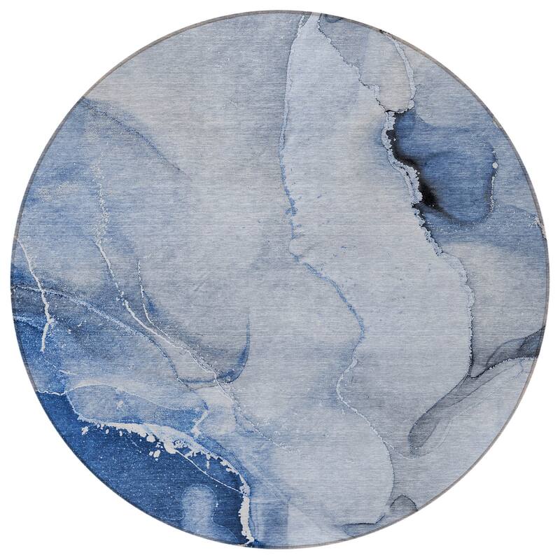 Alto Contemporary Abstract Weather Resistant Blended Style Outdoor Rug