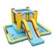 preview thumbnail 2 of 7, Inflatable Bounce House 7-in-1 Bouncy Castle with Slide and Tunnel without Blower - 155" x 153" x 76.5" (L x W x H)