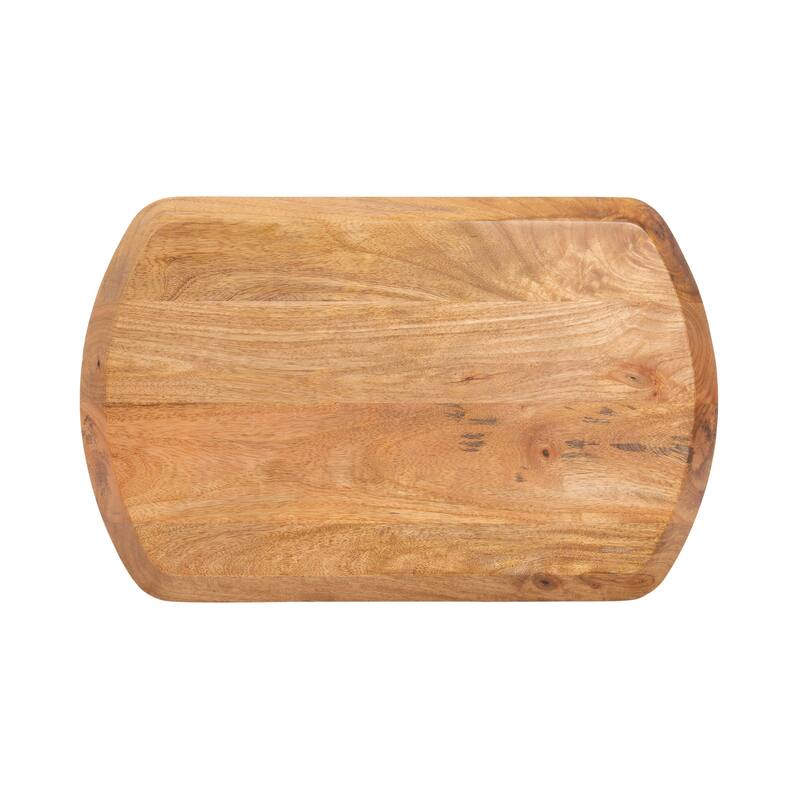 Kate and Laurel Vaux Chunky Side Table - 22x14x22