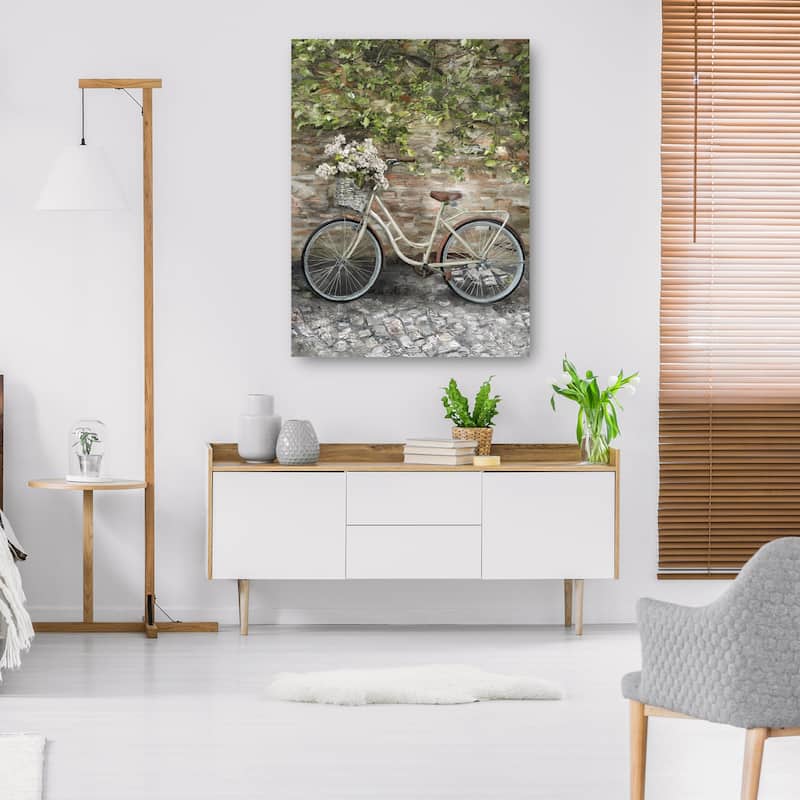 Bicicletta II By Studio Arts Canvas Art Print