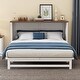 preview thumbnail 3 of 8, Solid Pine Murphy Bed Chest with Charging Station and Large Storage Drawer