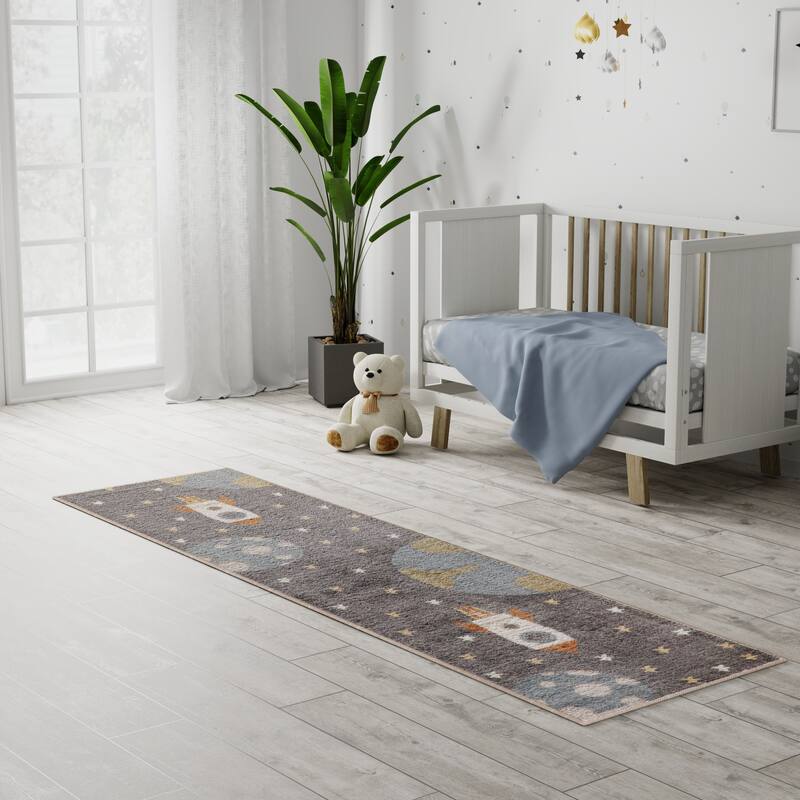 Nourison Astra Machine Washable Graphic Area Rug