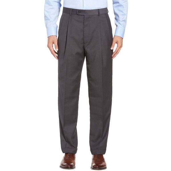 Shop Lauren Ralph Lauren Dress Pants 44 Pleated Wool Total Comfort