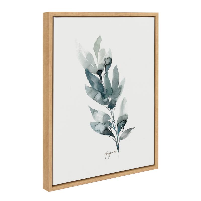Kate and Laurel Sylvie Wild Mariposa Framed Canvas by Sara Berrenson