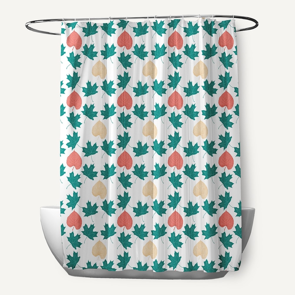 Lots of Leaves Shower Curtain