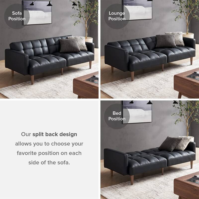 Mopio Aaron Futon Convertible Sofa Sleeper Futon