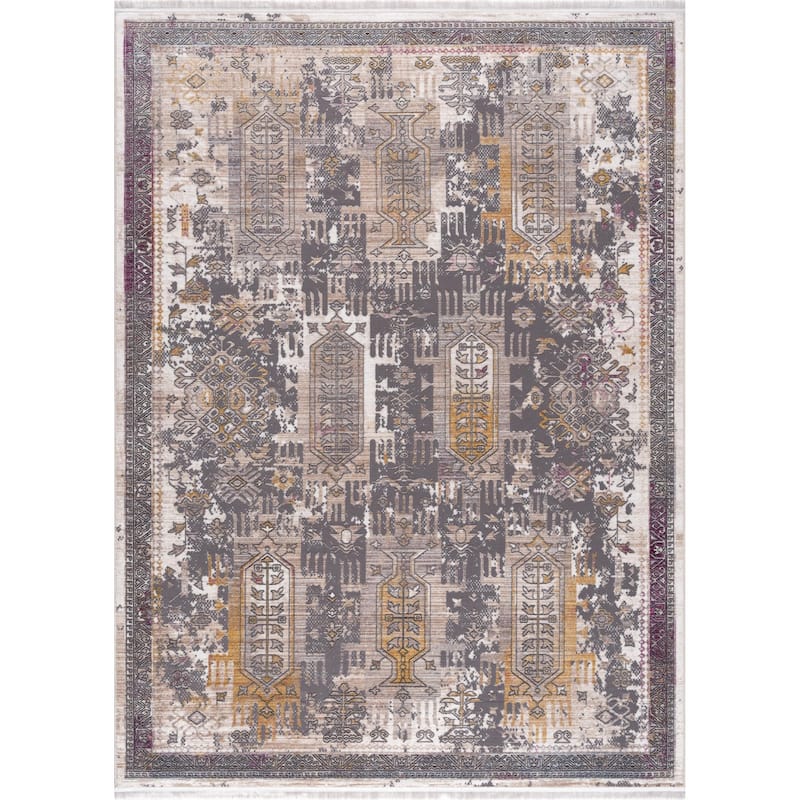 HomeRoots Southwestern Southwest Rectangle Area Rug - 36 in. x 27 in. x 0.6 in.