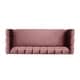 preview thumbnail 12 of 22, Bobran Modern Velvet 3-seat Sofa by Christopher Knight Home - 30.00" D x 83.25" W x 30.25" H