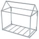 preview thumbnail 5 of 7, Twin Metal House Shape Platform Kids Bed with Stylish Design and Durability, Silver