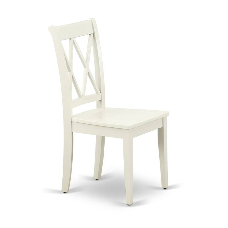 East West Furniture Dining Table Set Includes a Square Kitchen Table and Dining Room Chairs (Pieces Options)