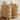 Solid Wood End Table, 3-Drawer Rattan Side Table, Night Stand with Exquisite Embossed Handles for Living Room
