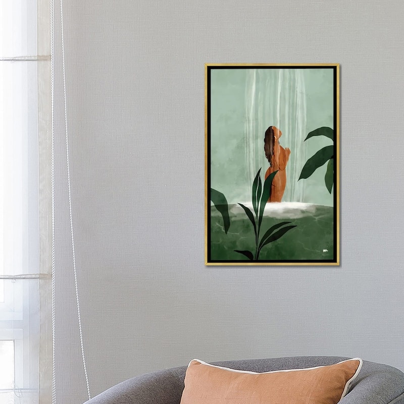 iCanvas "Rain On Me" by Bria Nicole Framed Canvas Print