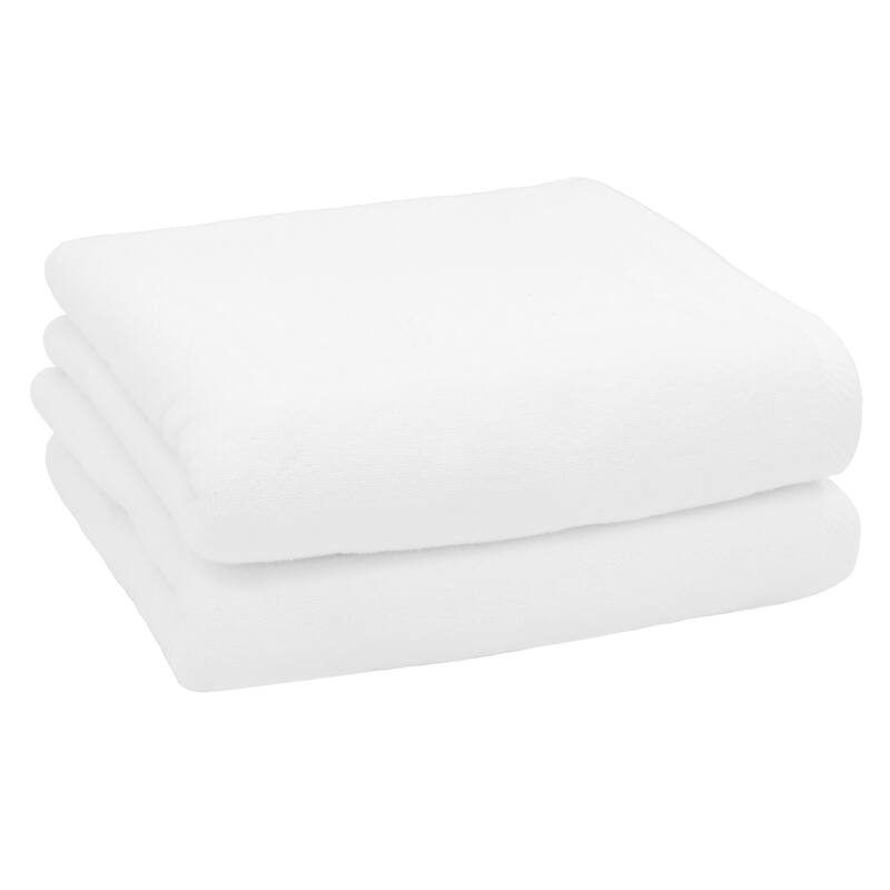 Authentic Hotel and Spa 100% Turkish Cotton Ediree Bath Towels - Set of 2