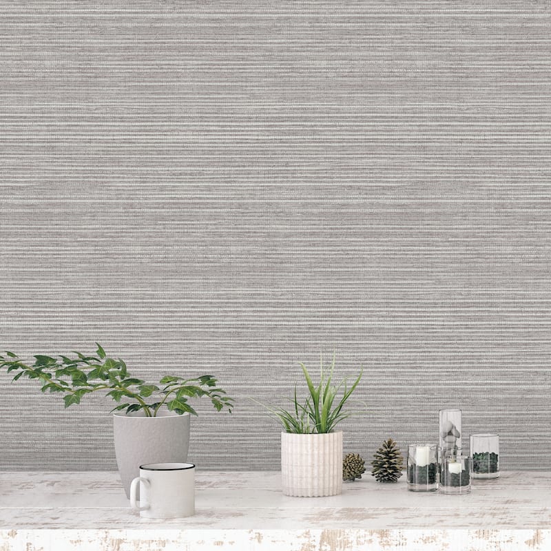 Galerie Wallcoverings Evergreen Fossil Leaf Toss Vinyl on Non-woven Matte Wallpaper Roll