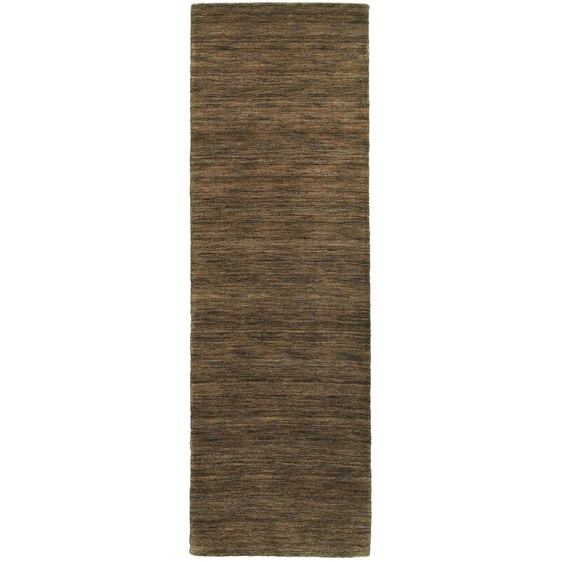 HomeRoots Solid Color Modern Rectangle Area Rug