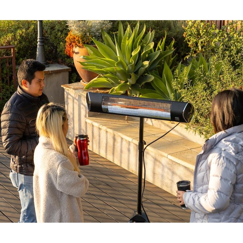 Kenmore Electric Patio Heater with Tripod and Remote