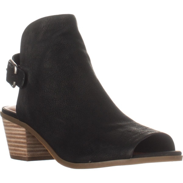 lucky brand bray peep toe booties