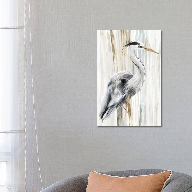 iCanvas "River Heron I" by Eva Watts Canvas Print - 26x18x1.5