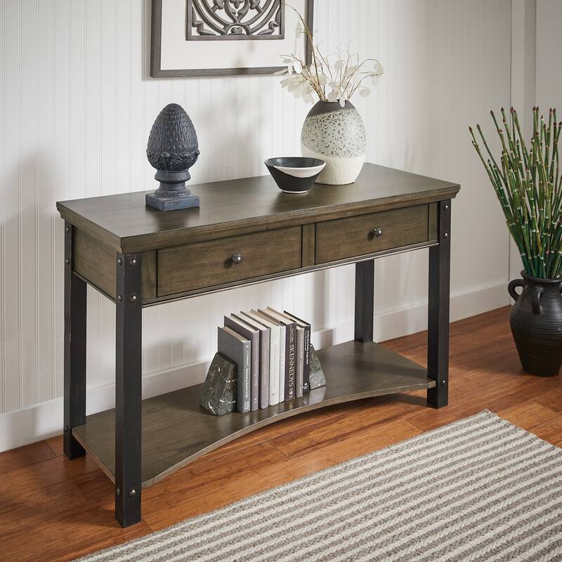 Richter Wood Finish Sofa Table by iNSPIRE Q Classic - Sofa Table