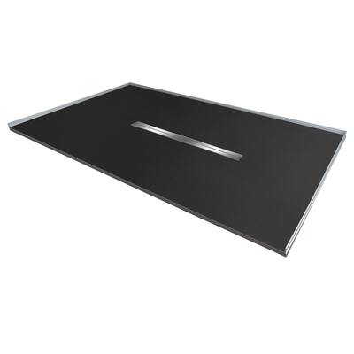 Transolid FZS7248C 70-7/8" x 47-1/2" Rectangular Shower Base with