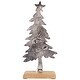 preview thumbnail 6 of 4, Embossed Swaying Tree Metal Christmas Decoration - 12"