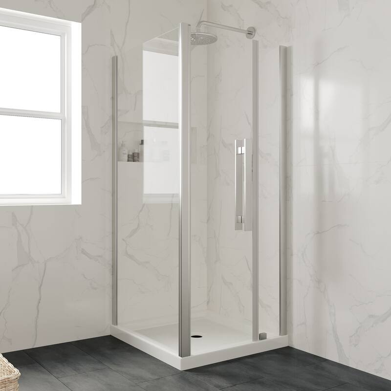 Adena White Shower Base 60x36 in white