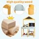 preview thumbnail 6 of 4, GIMMYFIVE Mud Kitchen,Wood Outdoor Play Kitchen Set for Toddlers