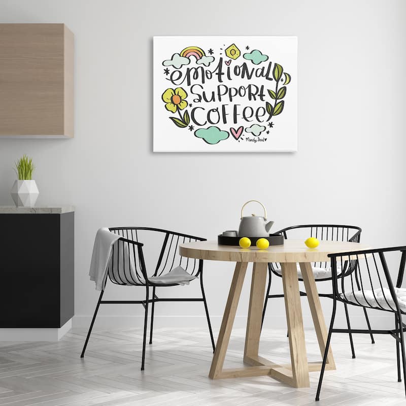 Stupell Motivational Support Coffee Canvas Wall Art Design By Mandy Ford Art + Illustration