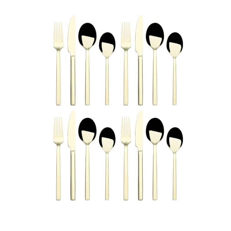 Towle Living Paros Champagne 16-Piece Flatware Set