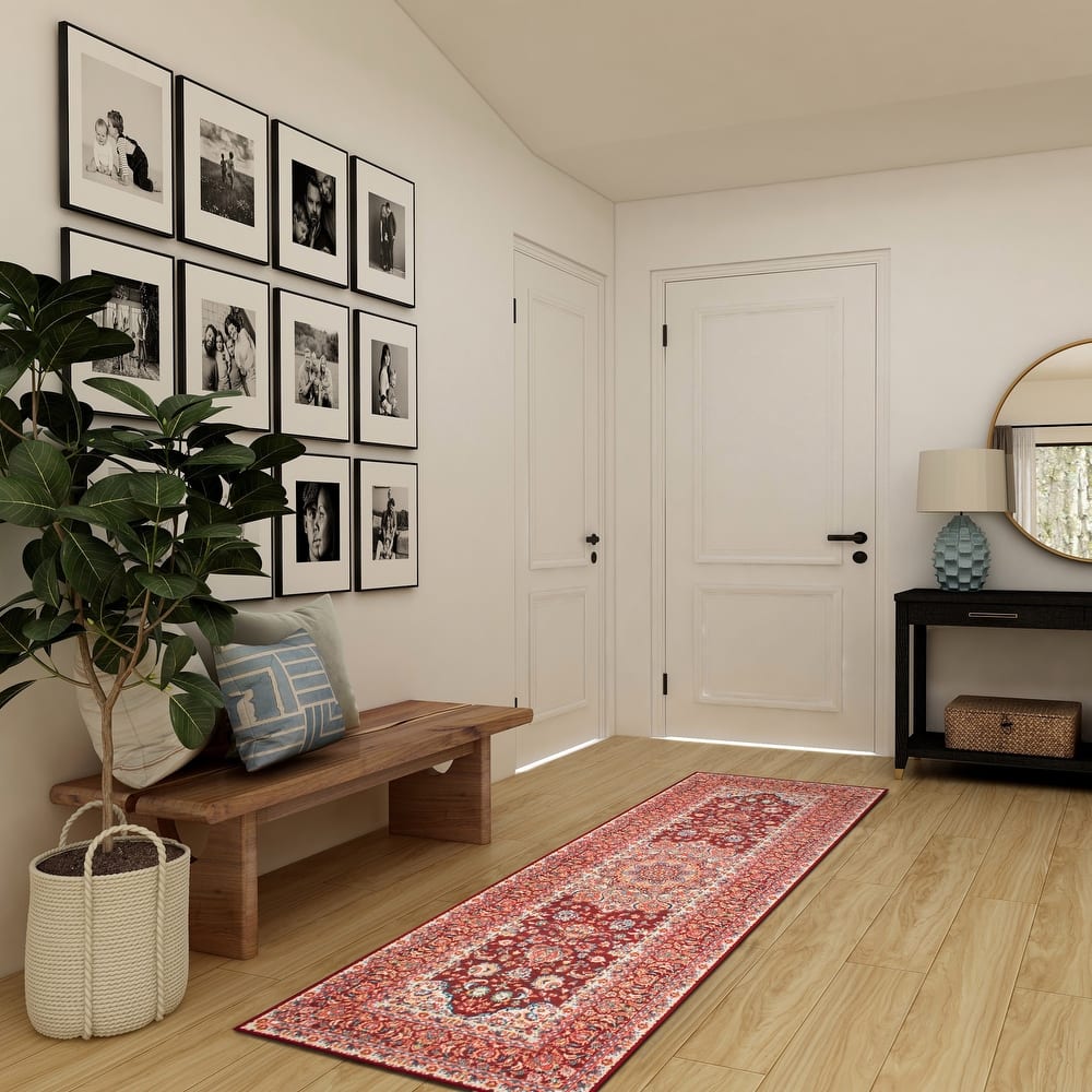 My Magic Carpet Machine Washable Rug Kenya Ruby