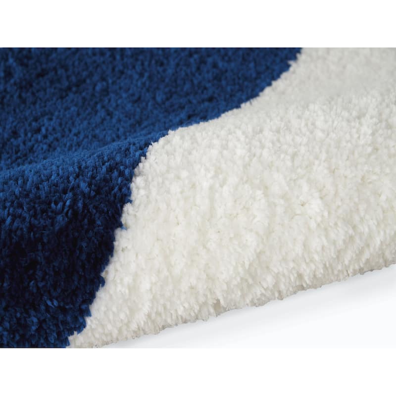 Calvin Klein Chicago Shag Banded Area Rug