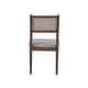 preview thumbnail 5 of 8, Magnussen Home Kavanaugh Weathered Kona Brown Upholstered Side Chair Two Pack - 20''W x 22.5''D x 36''H