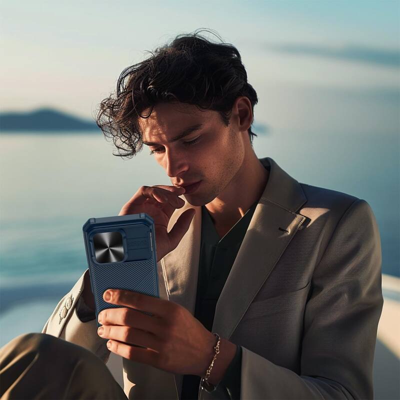 iPhone 16 Pro Max Camera Protection Kickstand - Case Compatible with Mag Safe, Protective Shockproof Military, Phone Case