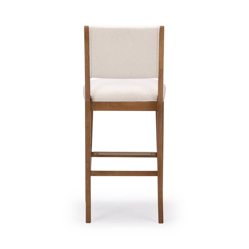 Plank and Beam Sereno Upholstered Bar Height Stool - Set of 2