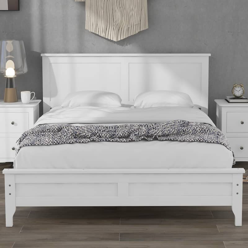 Solid Wood Platform Bed