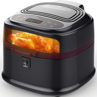 8.4 QT Oilless Air Fryer, Large Size Visual Digital LCD Screen Air ...