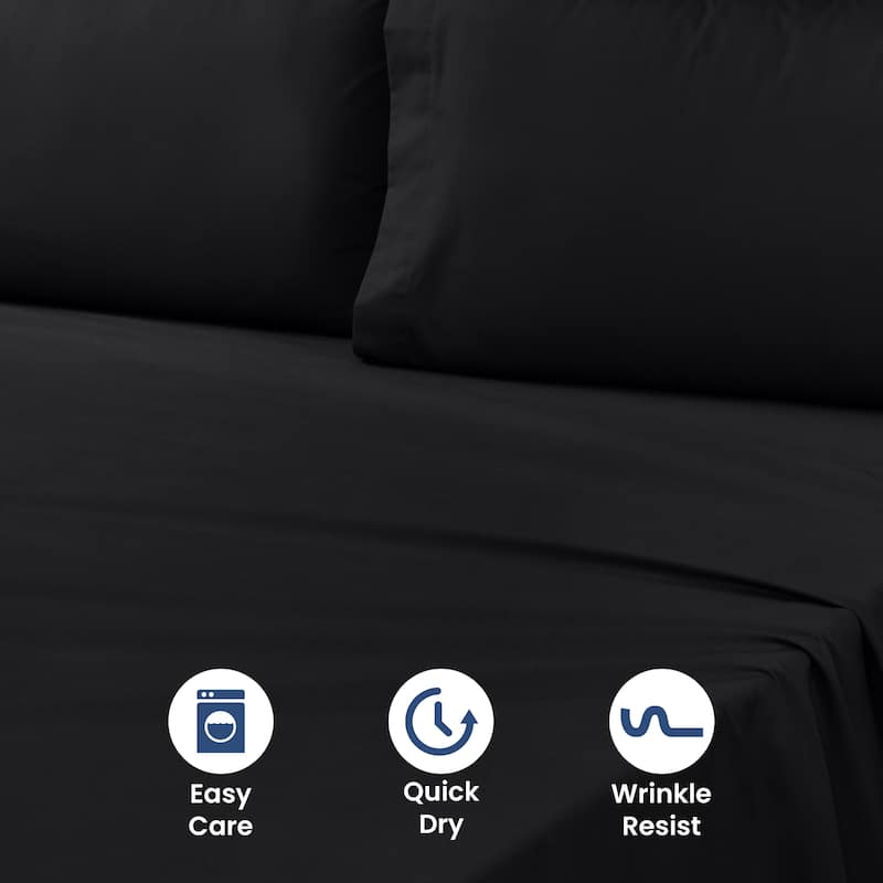 Martex 225 TC - Soft Breathable Durable Deep Pocket - Bed Sheet Set