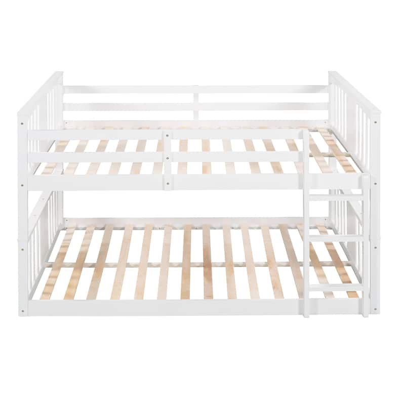 Full Over Full Bunk Bed with Ladder