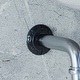 preview thumbnail 7 of 8, Black Aluminium Radiator Flanges Escutcheon Ring Plate 1.25 ID Rust Resistant Renovators Supply