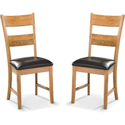 Family Dining Chestnut Ladderback Dining Chair (Set of 2)
