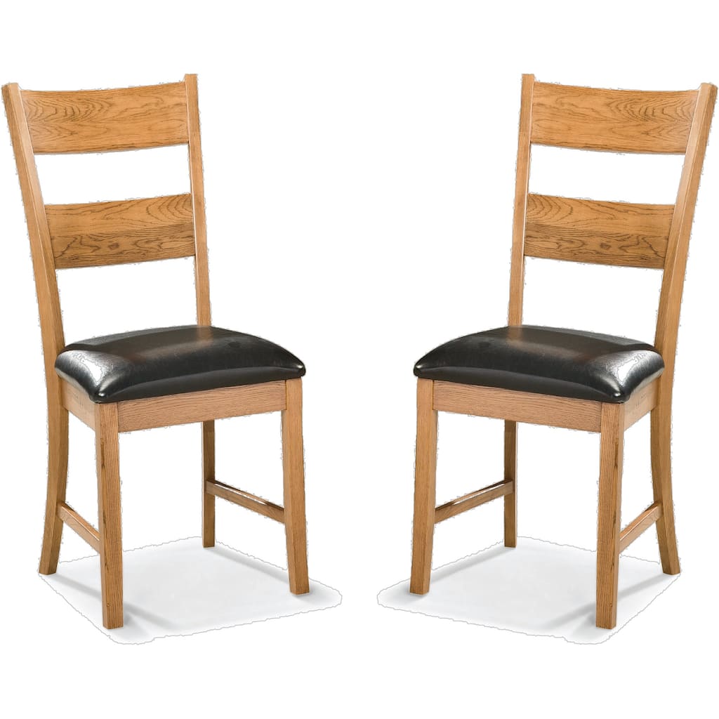 Family Dining Chestnut Ladderback Dining Chair (Set of 2)